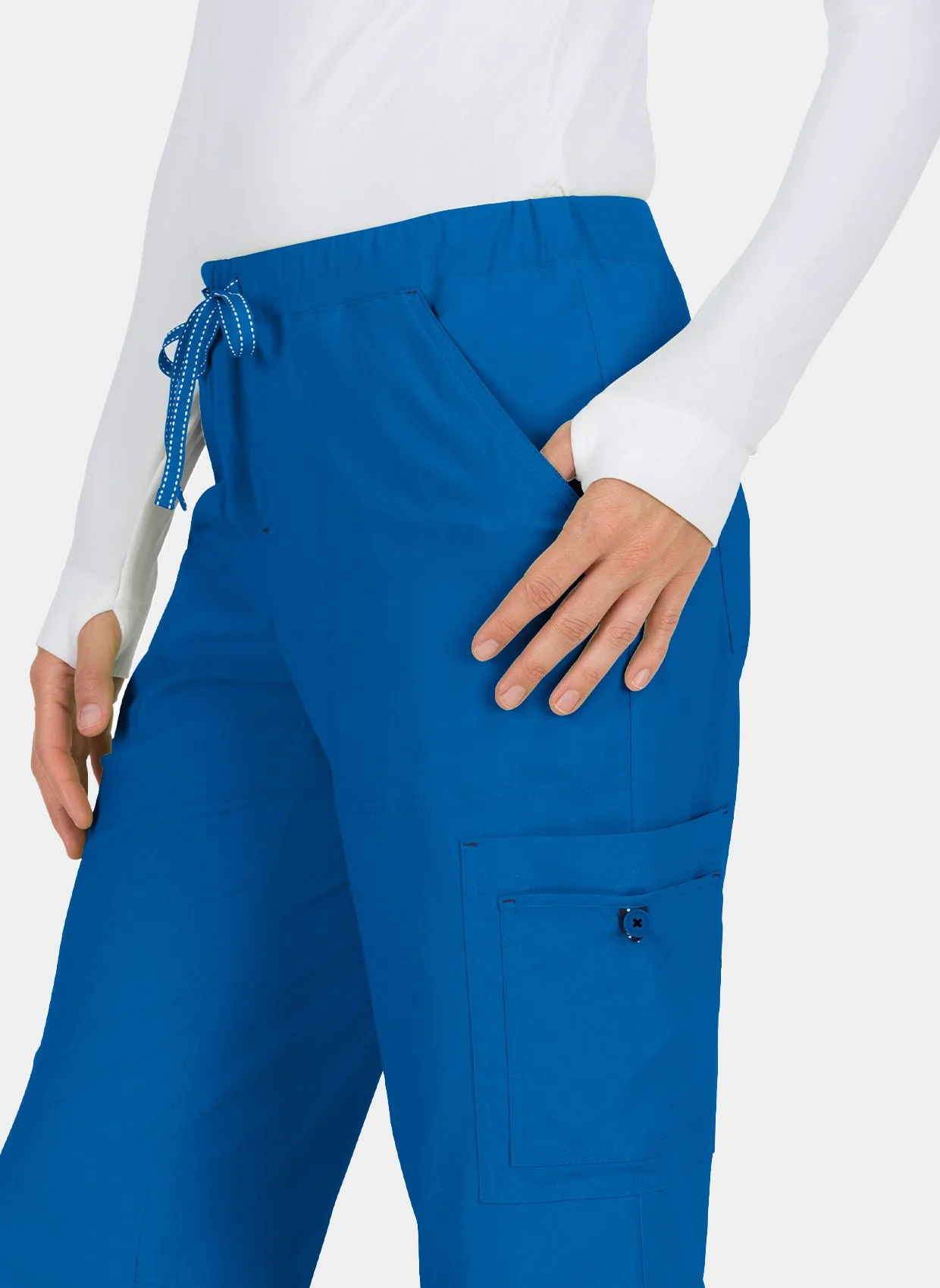 Koi Basics Women's Holly Scrub Trousers - Royal - Image 4