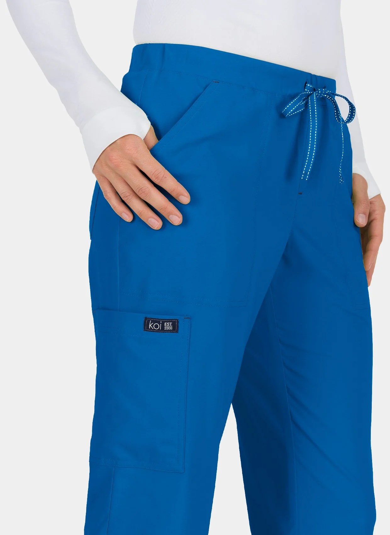 Koi Basics Women's Holly Scrub Trousers - Royal - Image 5