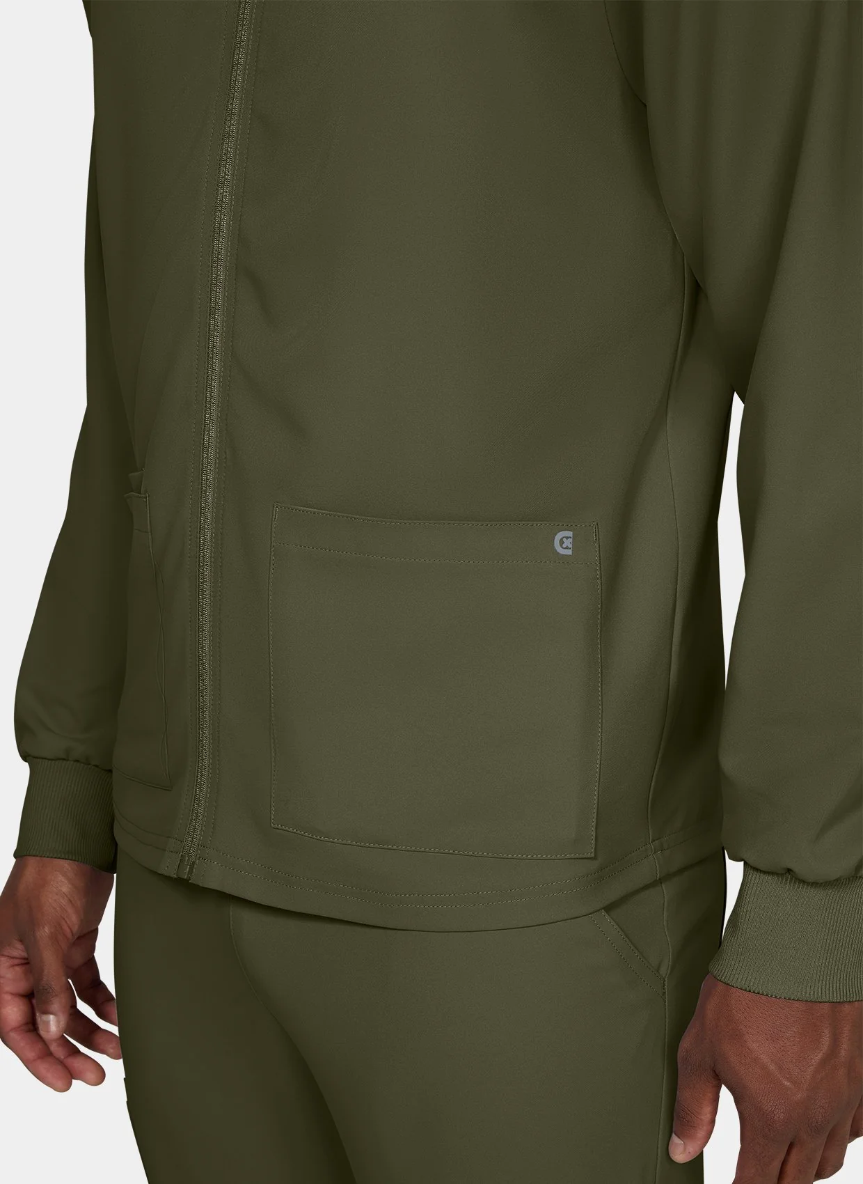 Koi Cureology Alpha Scrub Jacket - Olive - Image 3