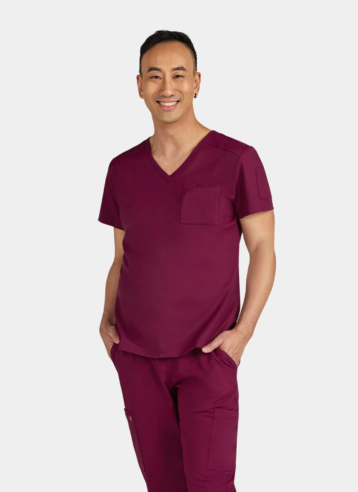 Koi Cureology Arthro Scrub Top - Wine - Image 3