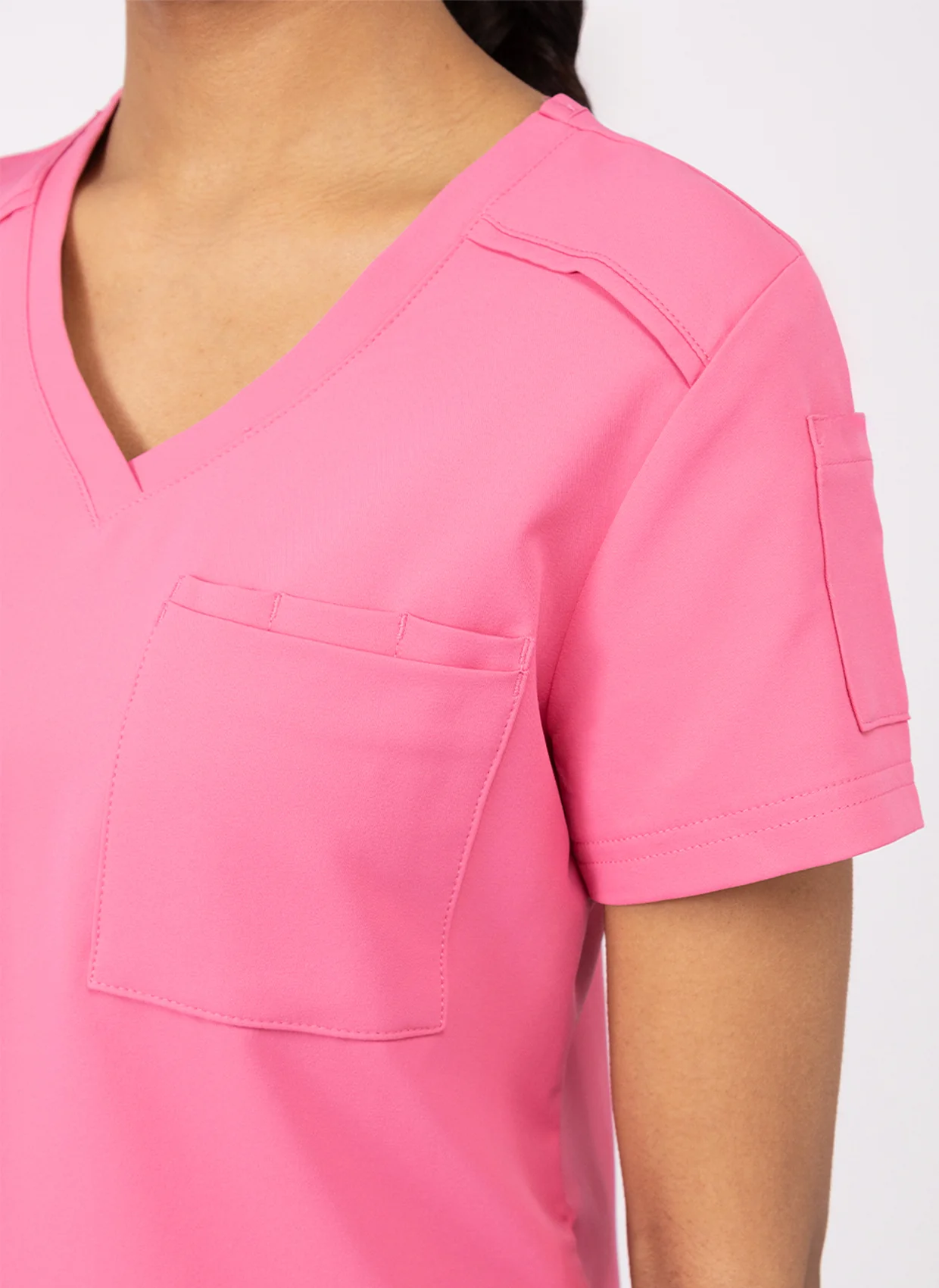 Koi Cureology Aura Scrub Top - White - Image 4