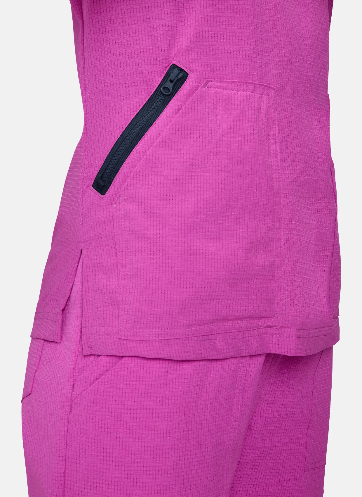 Koi Solis Sari Scrub Top - Hibiscus Pink - Image 5