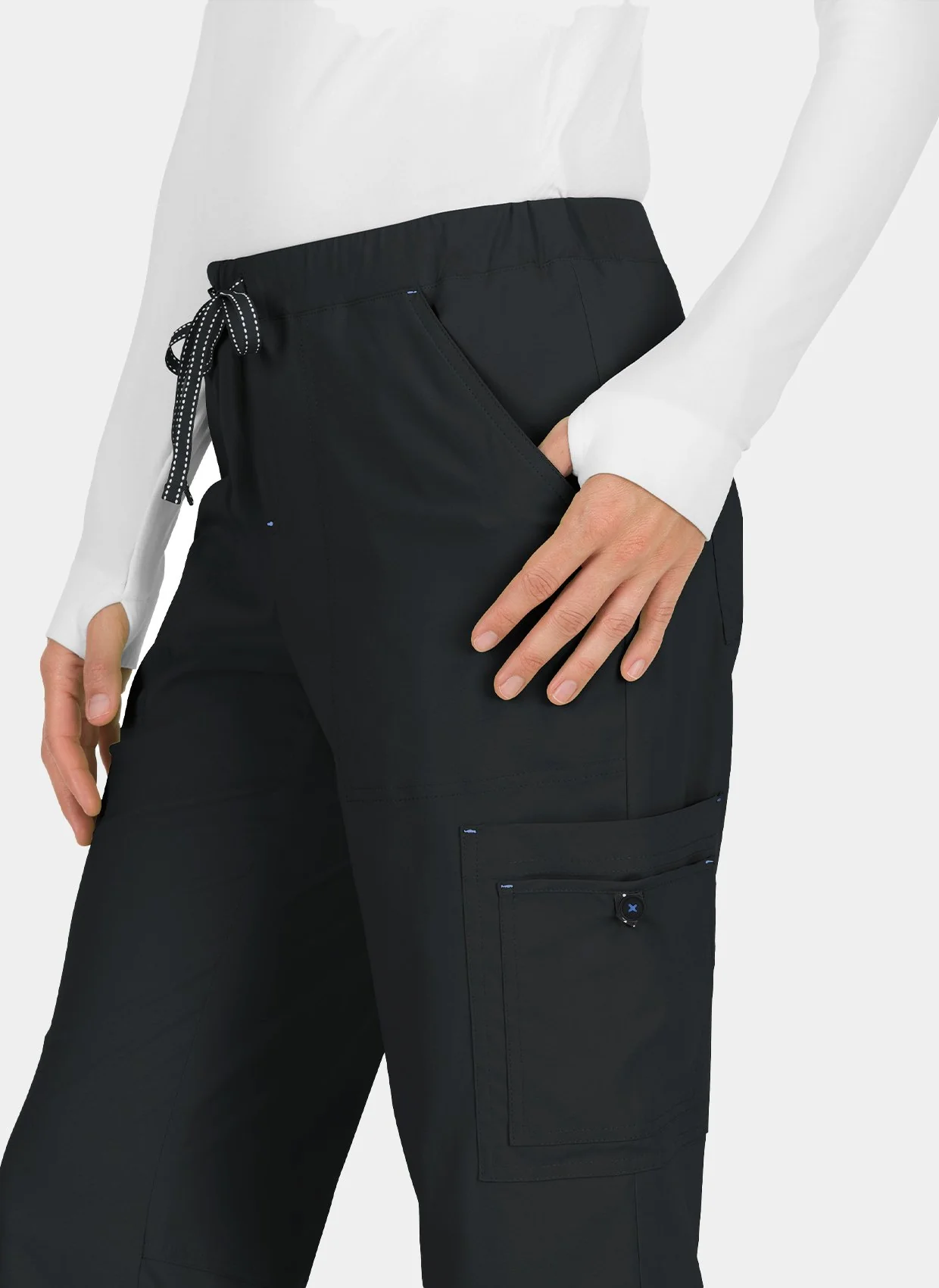 Koi Basics Women's Holly Scrub Trousers - Black - Image 5
