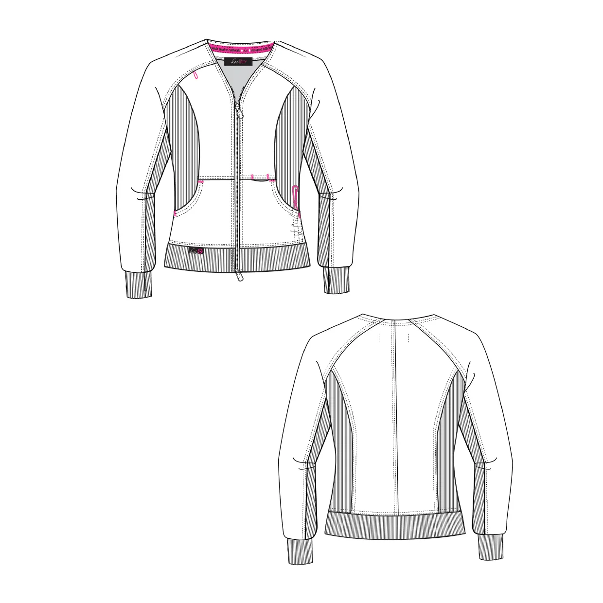 Koi Lite Clarity Jacket - Black - SALE - Image 3